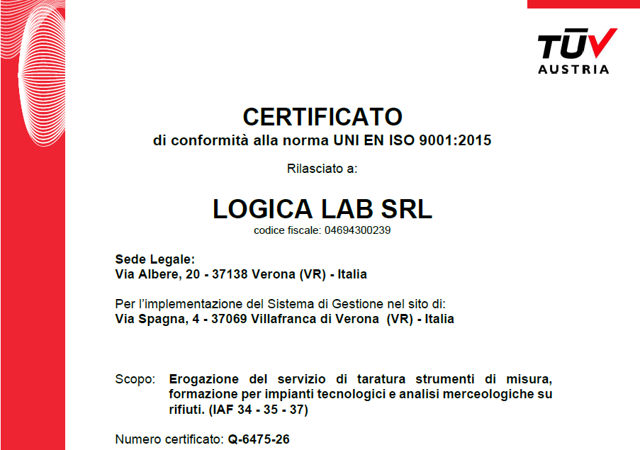 Certificazione ISO 9001: qualità certificata per i nostri servizi